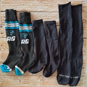 🐾3-Pair Black Athletic Socks Bundle🐾 ~Boys Large